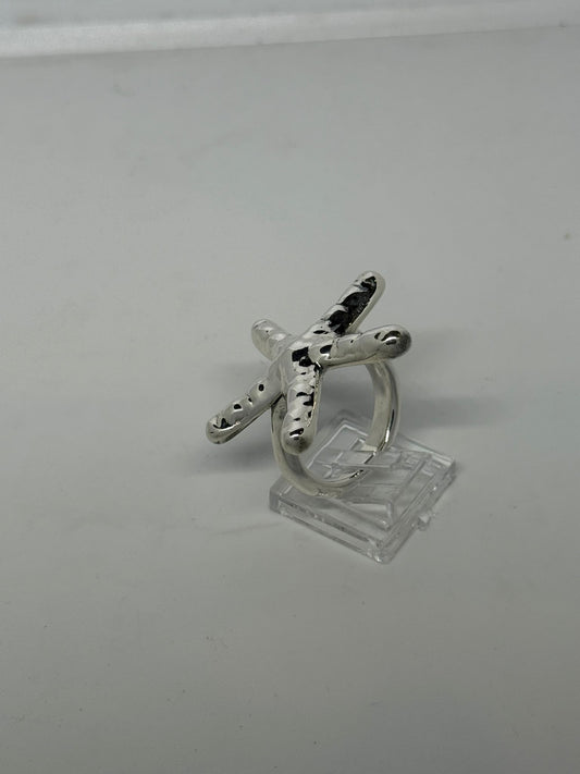 Anello in argento 925 stella marina