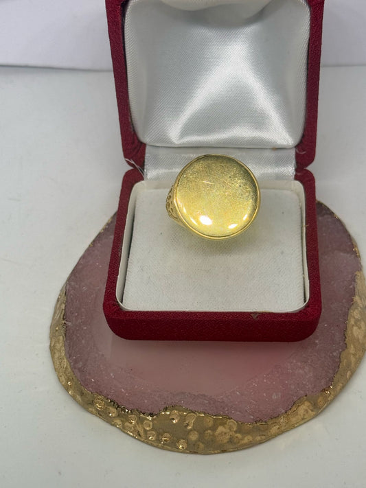 Anello tondo in argento 925