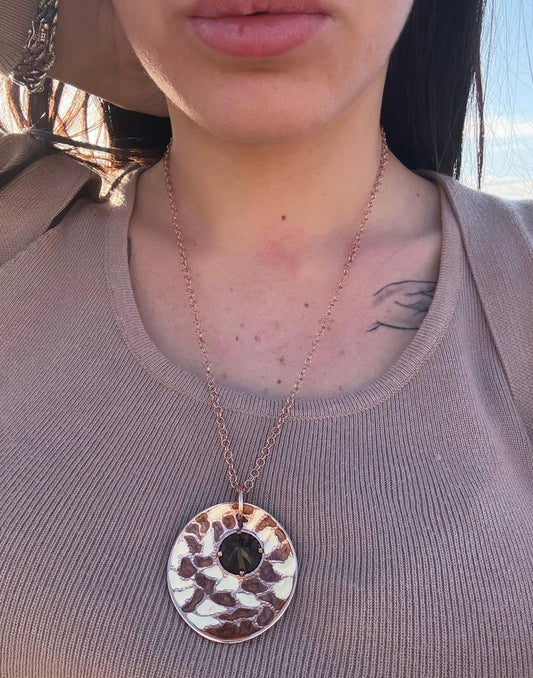 Collana in argento 925 cerchio