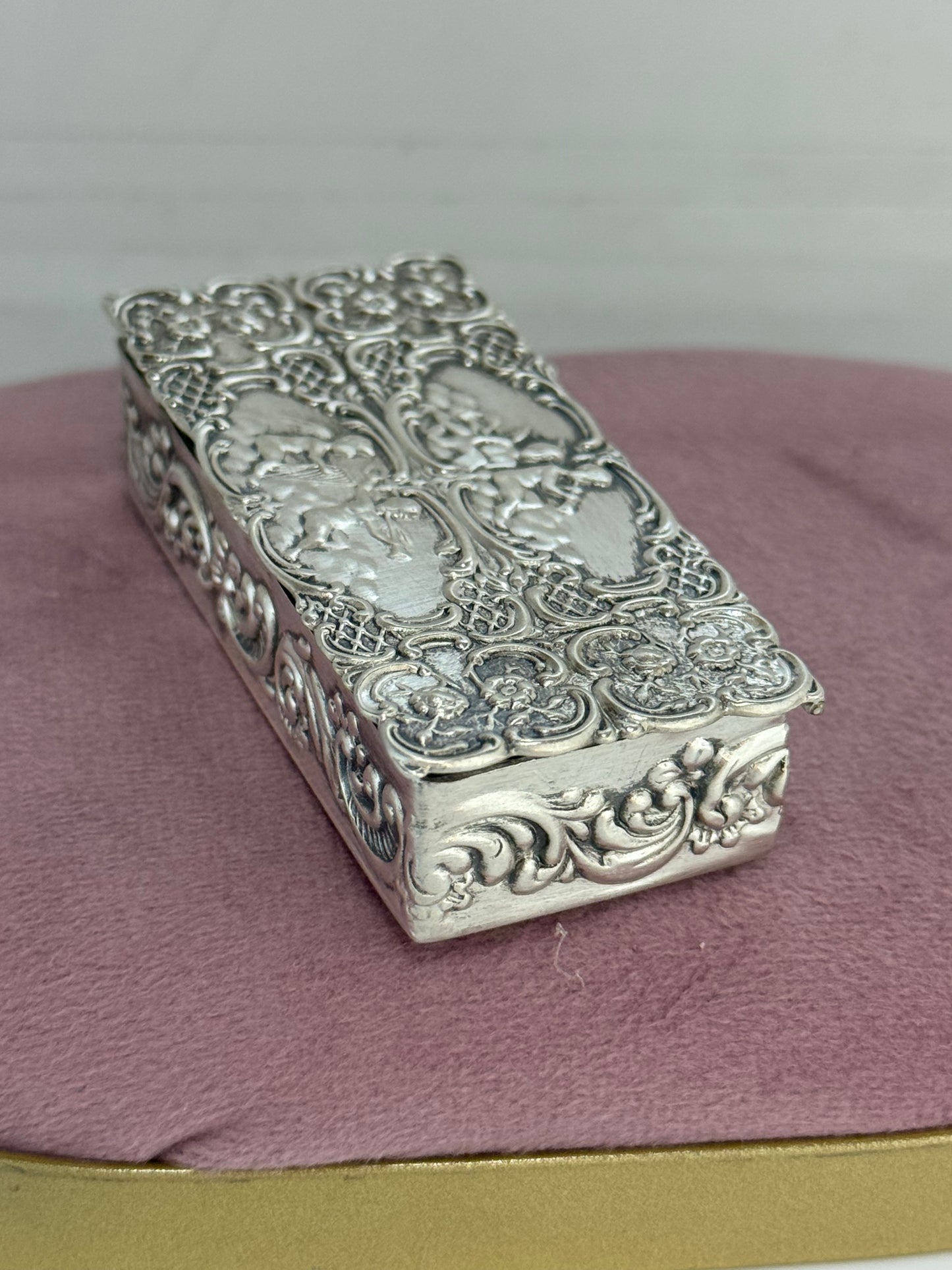 Scatolina angeli in argento 925