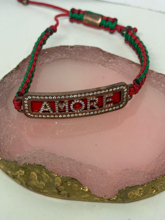 Bracciale in argento 925 amore