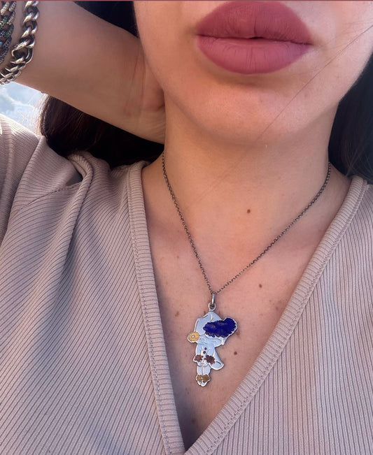 Collana in argento 925 bimba