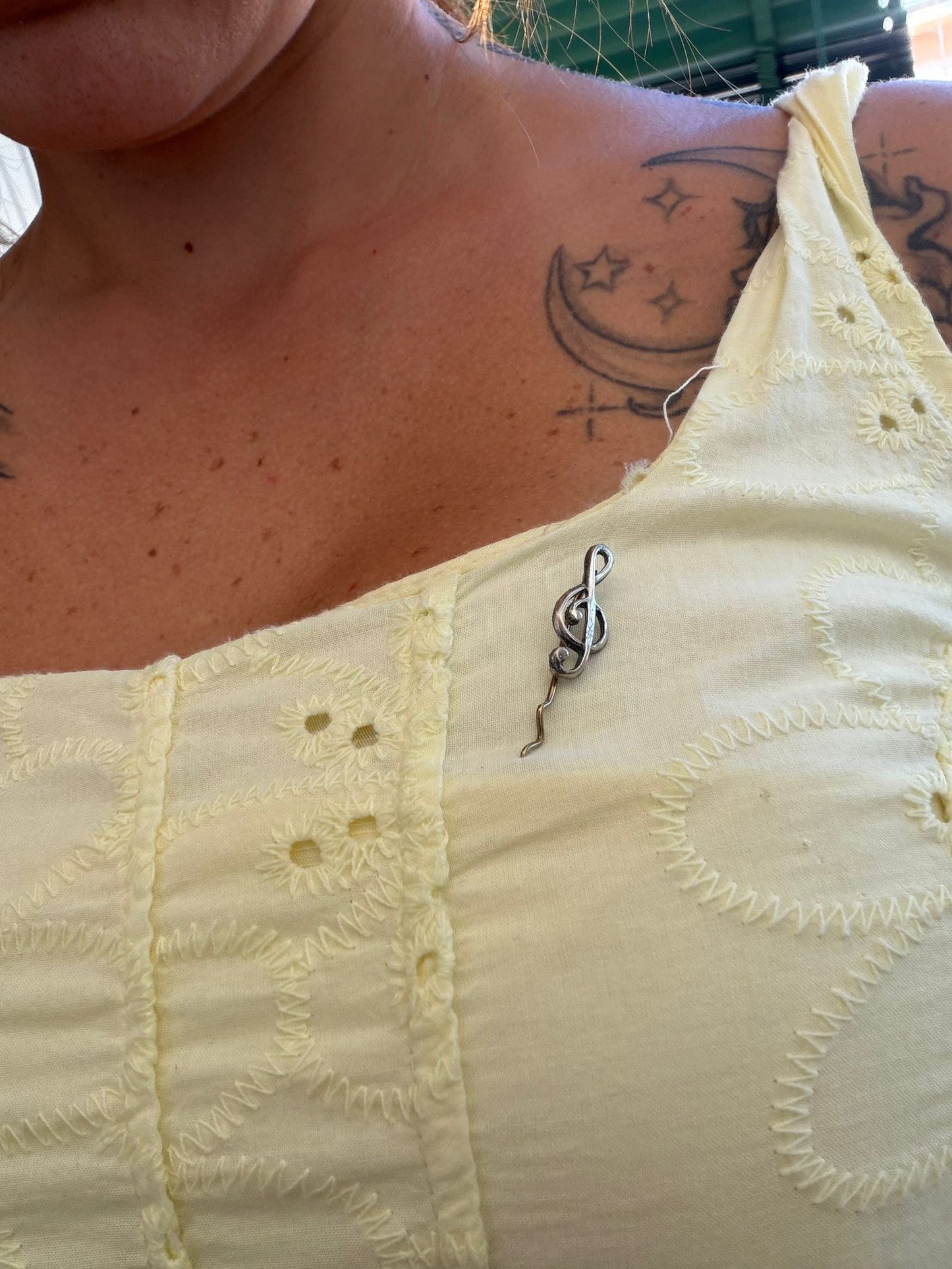 Spillo Chiave di Violino in Argento 925