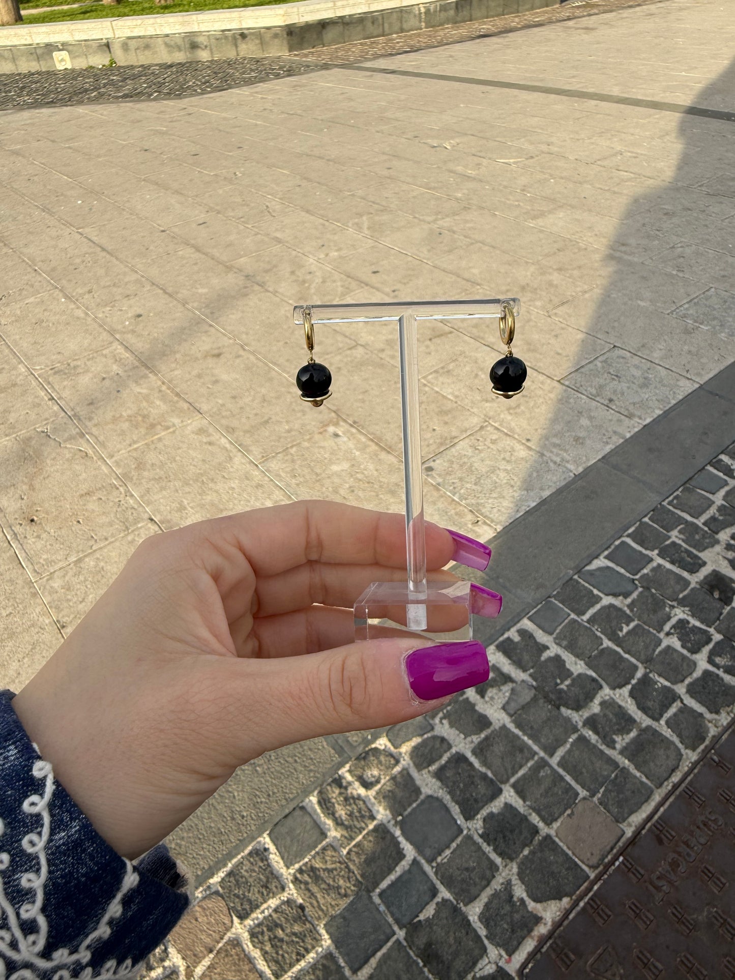 Orecchini al lobo campanella