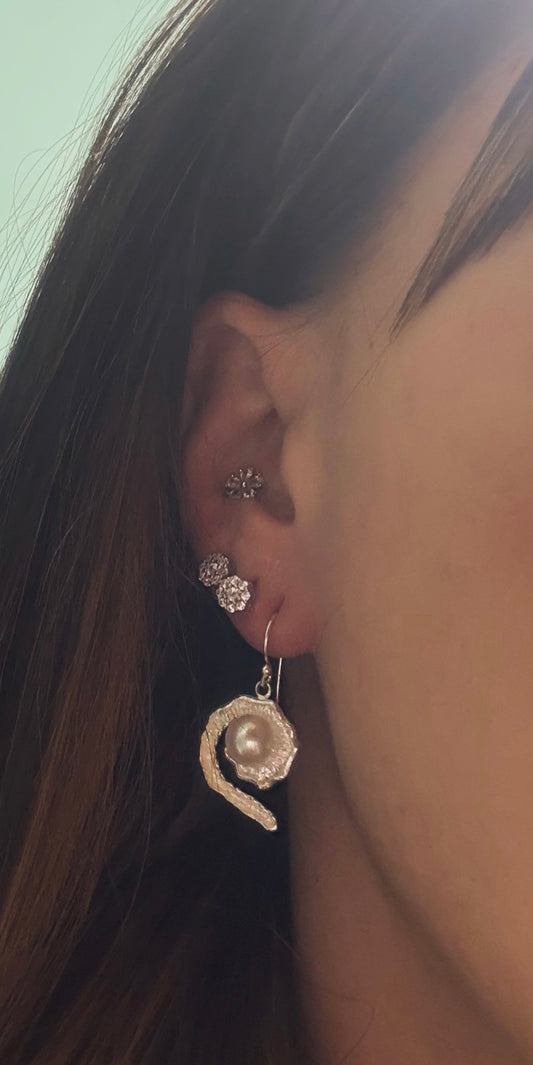 Orecchini in argento 925 perla