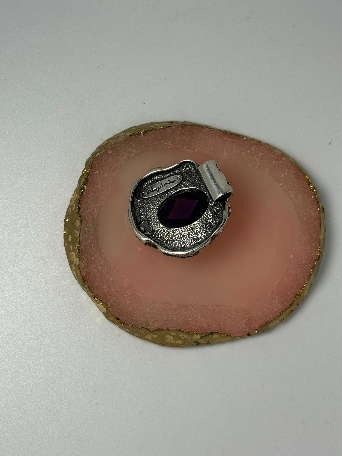 Collana in argento 925 ametista viola