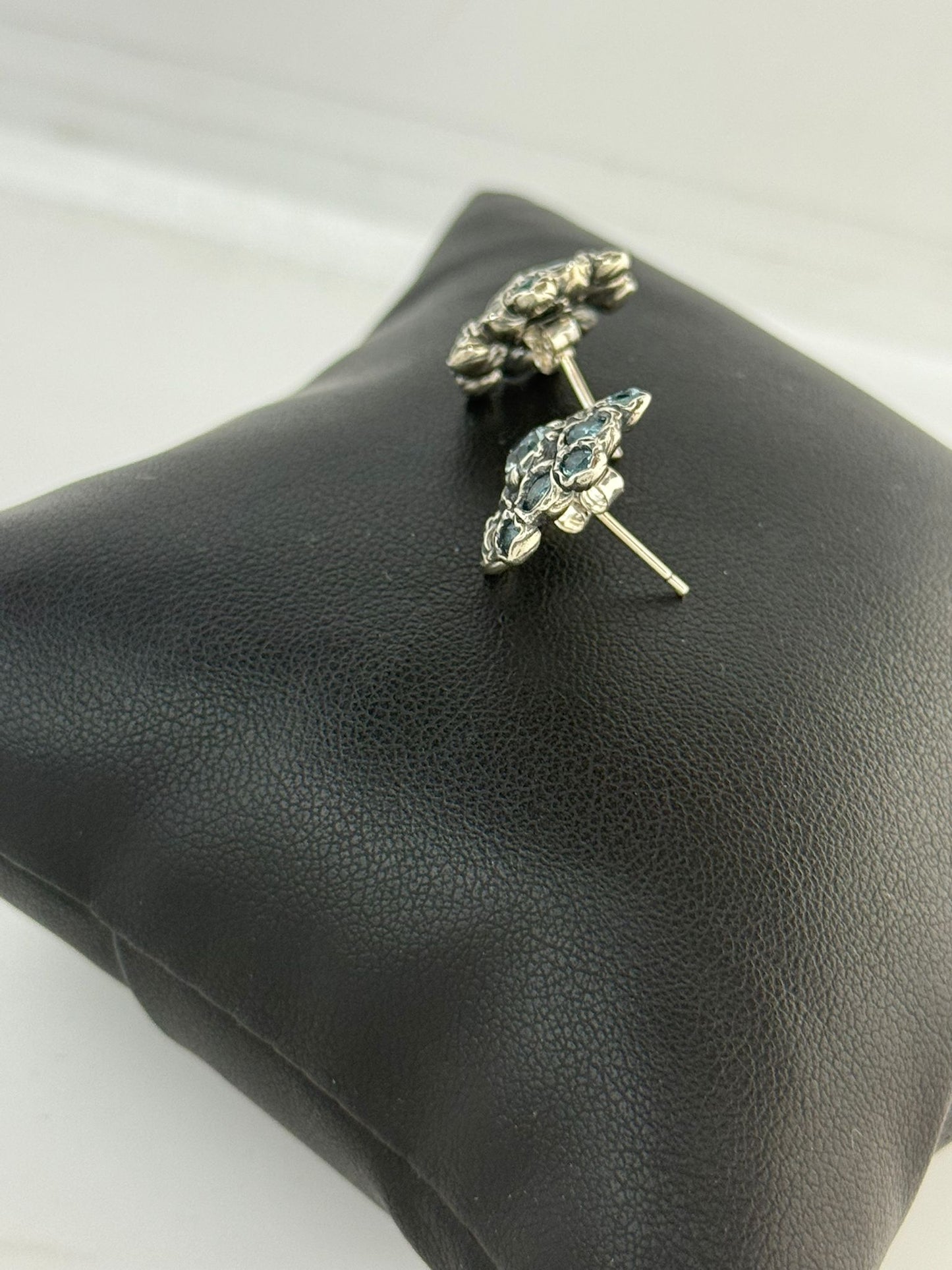 Orecchini in argento 925 topazio