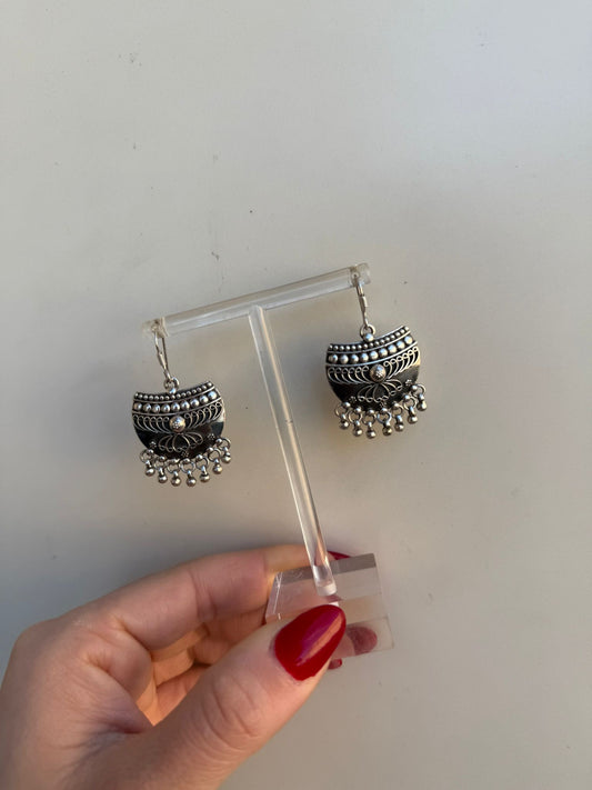 925 Silver Ethnic Earrings