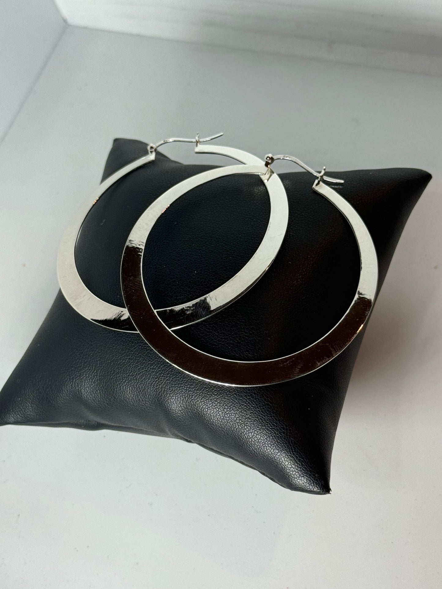 Orecchini a cerchio grande in argento 925