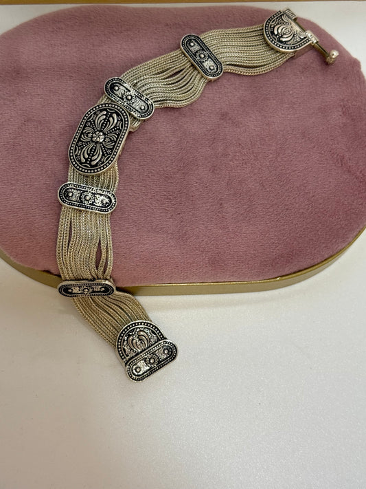 Bracciale in argento 925 fiori