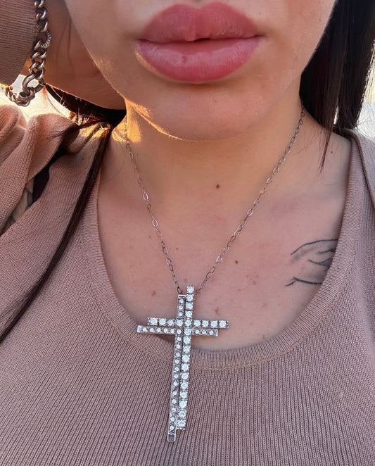 Collana in argento 925 croce