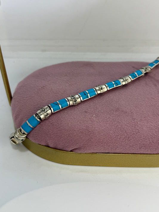 Bracciale in argento 925 turchese