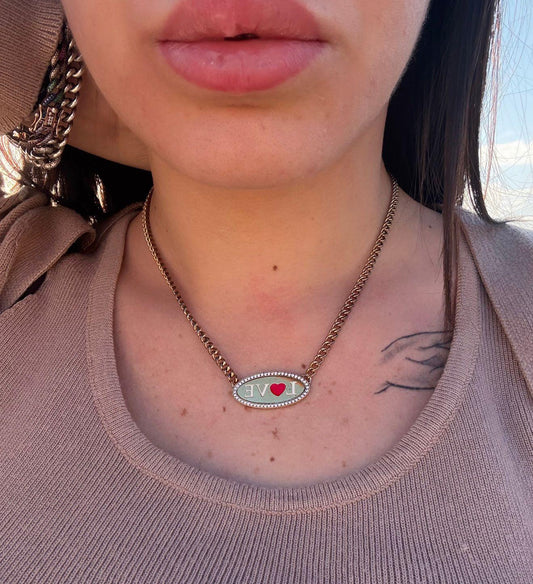 Collana in argento 925 Love