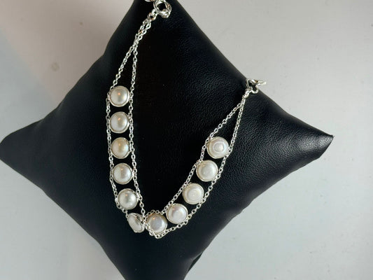Bracciale perle in argento 925
