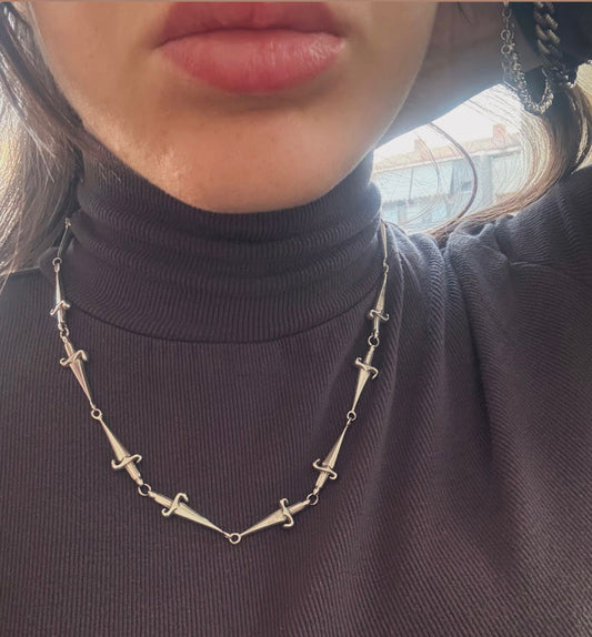 Collana in argento 925 spade