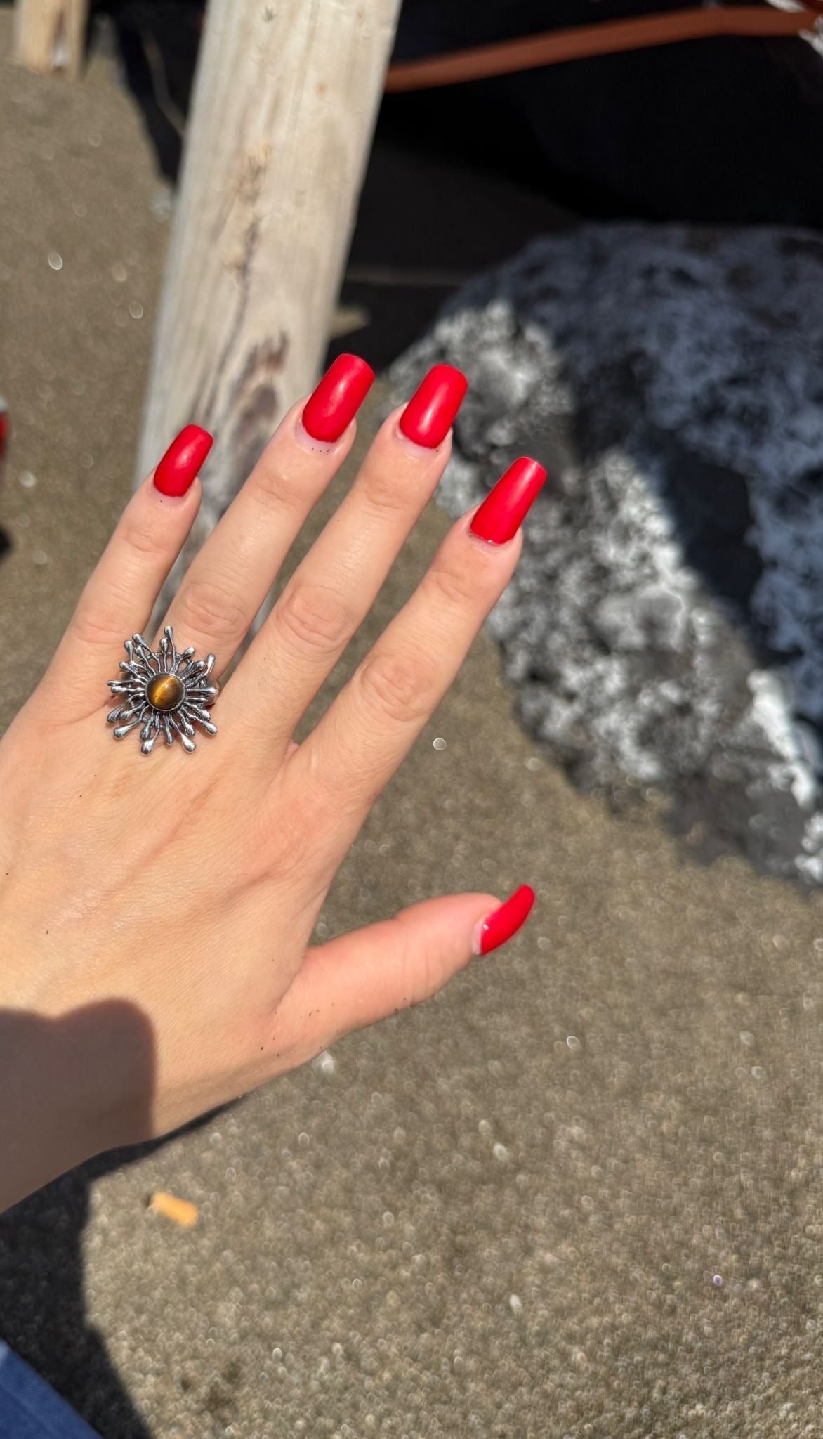 Anello in argento 925 occhio di tigre