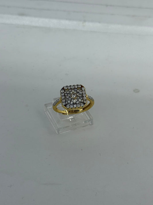 Anello in argento 925 arte decó