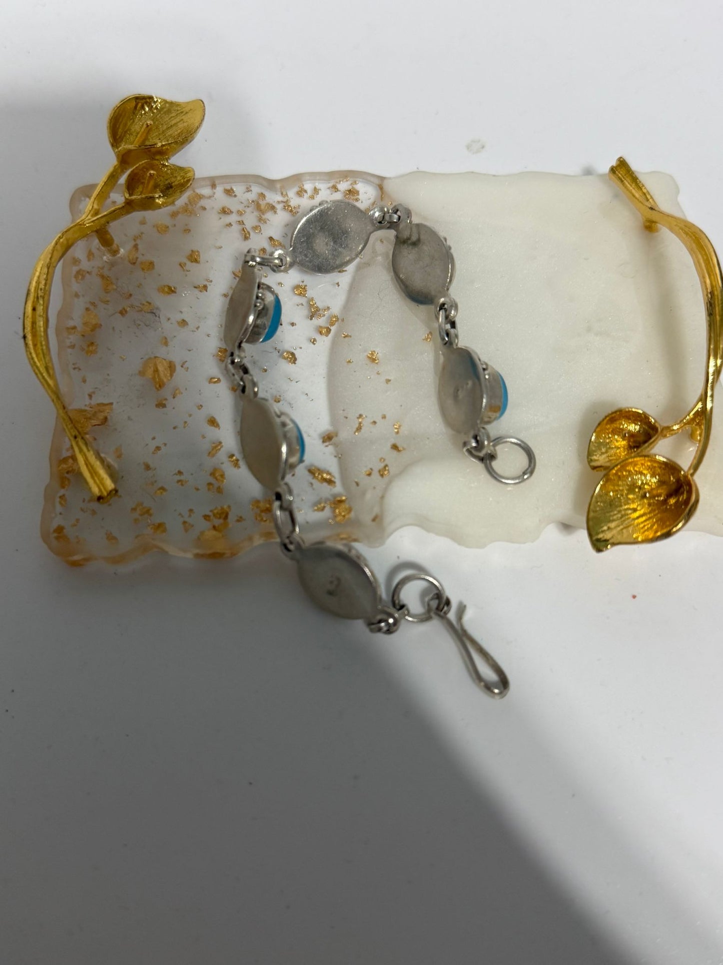 Bracciale in argento 925 con pietra turchese