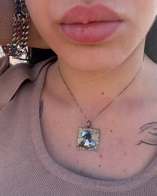 Collana in argento 925 pulcinella