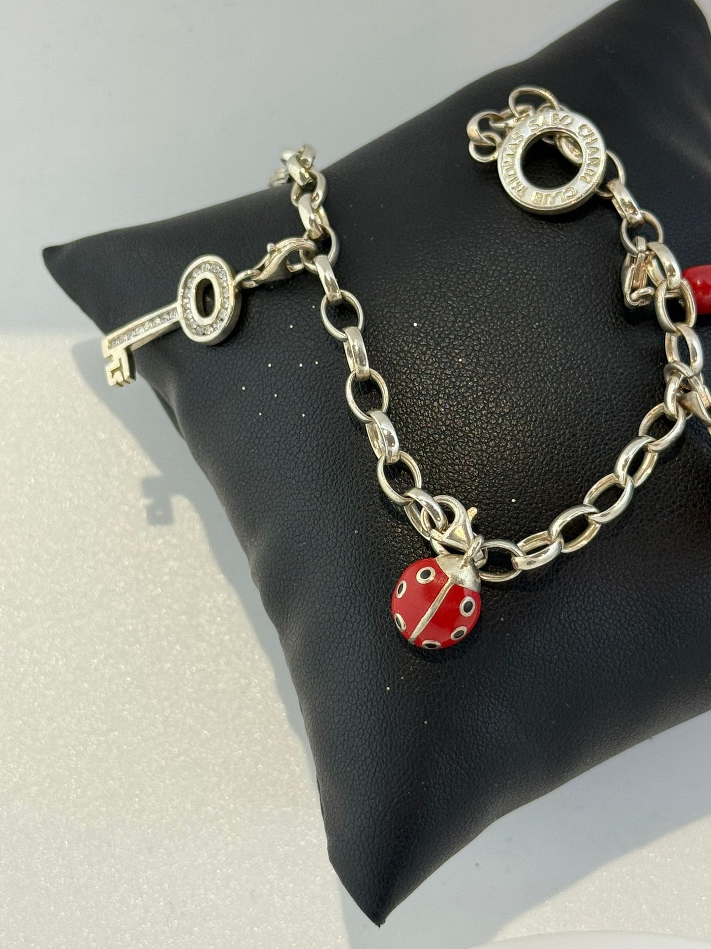 Bracciale charms in argento 925