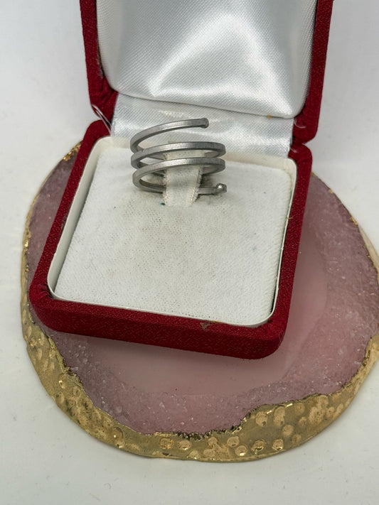 Anello in argento 925 molla