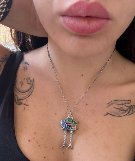 Collana in argento 925 pappagallo