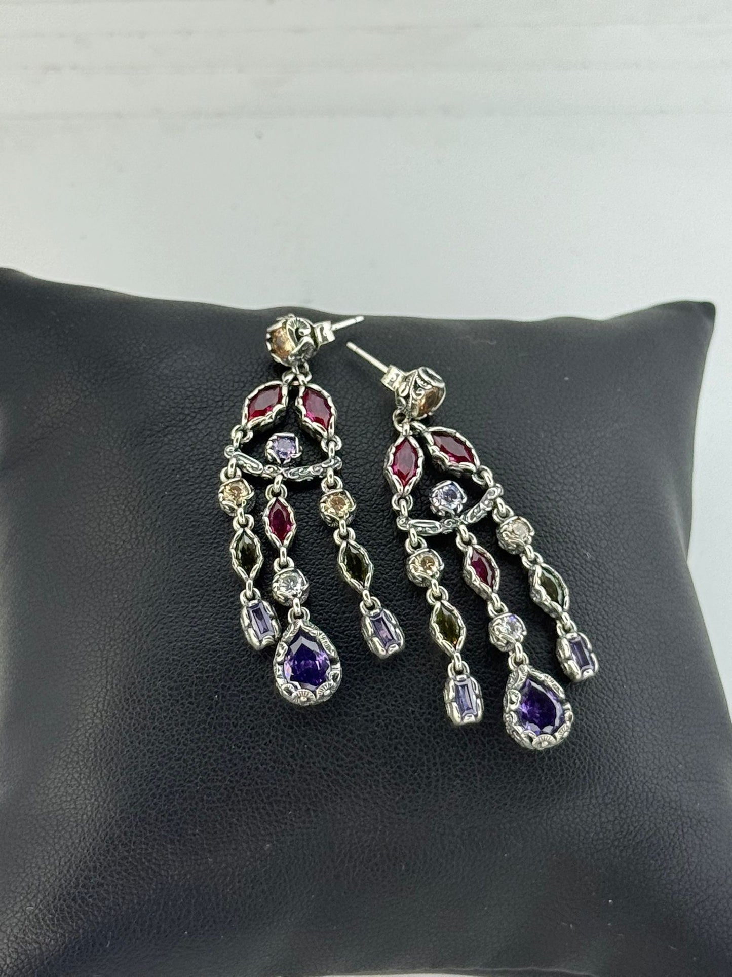 Orecchini in argento 925 pietre