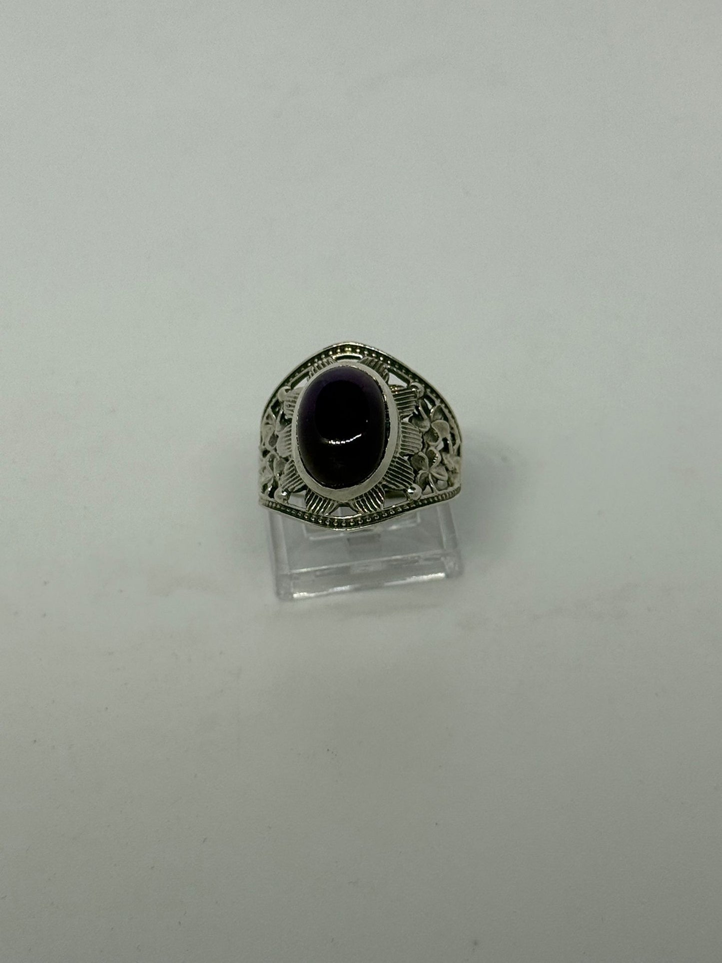 Anello in argento 925 ametista viola