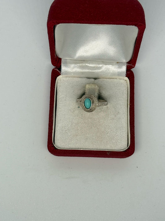 Anello in argento 925 turchese