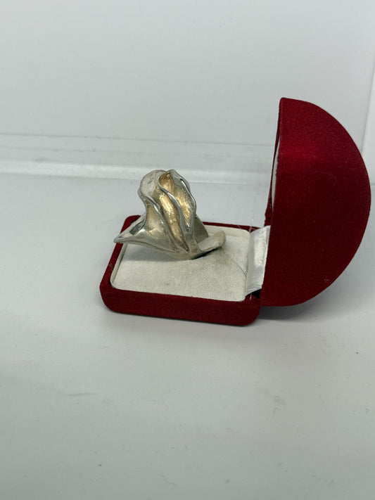 Anello in argento 925 intrecciato