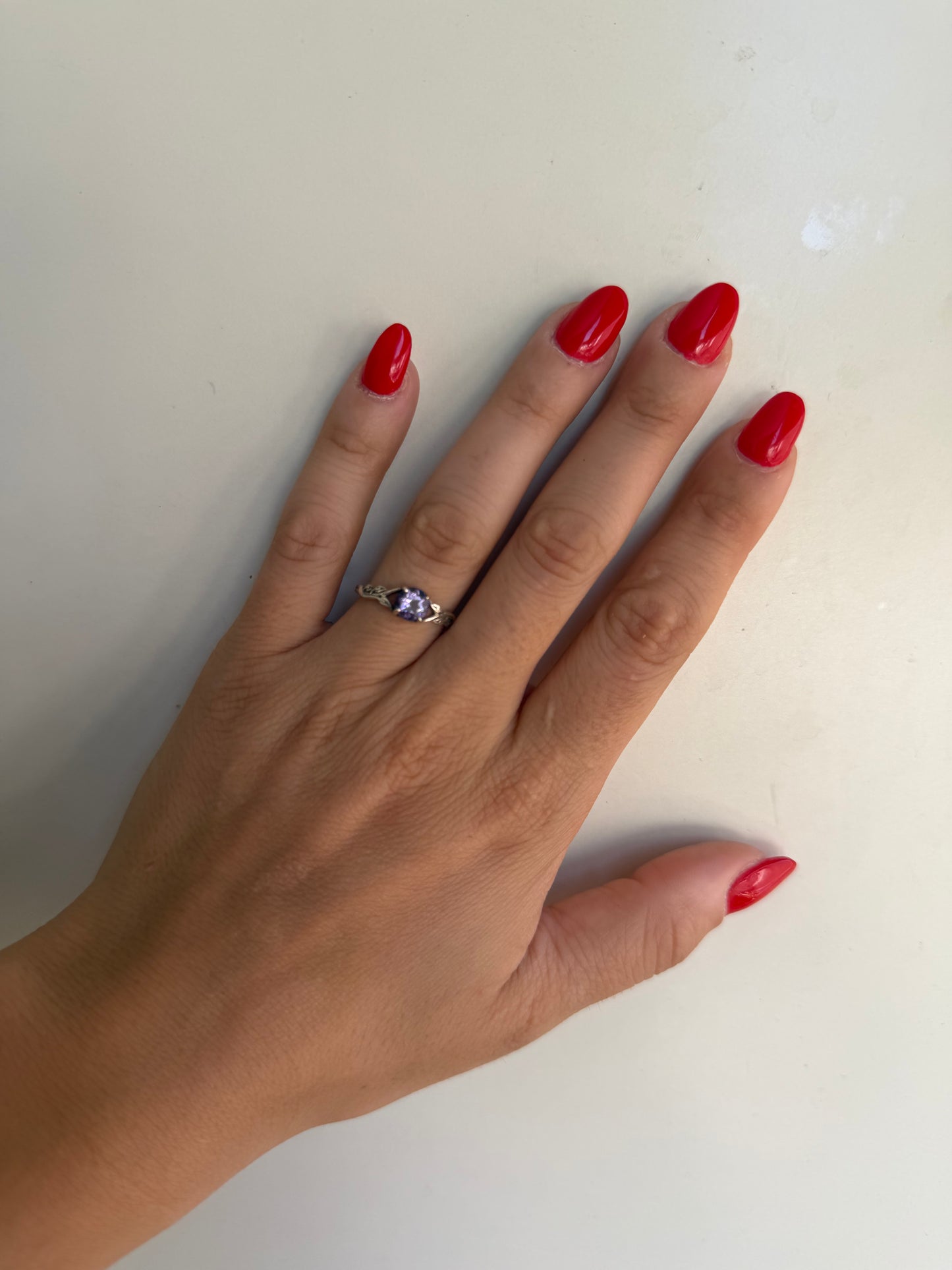 Anello in Argento 925 con Ametista Viola – Pietra della Saggezza