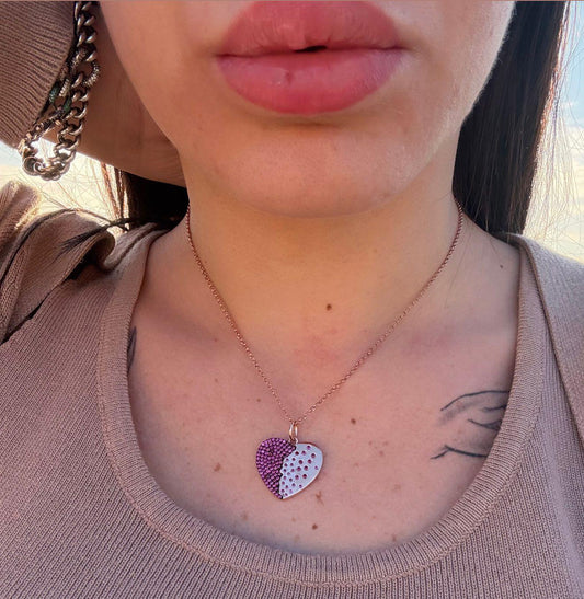 Collana in argento 925 cuore