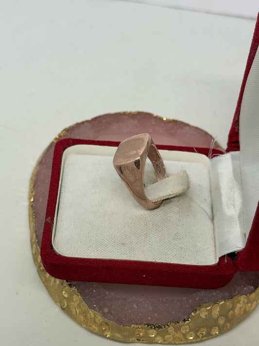 Anello in argento 925 quadrato