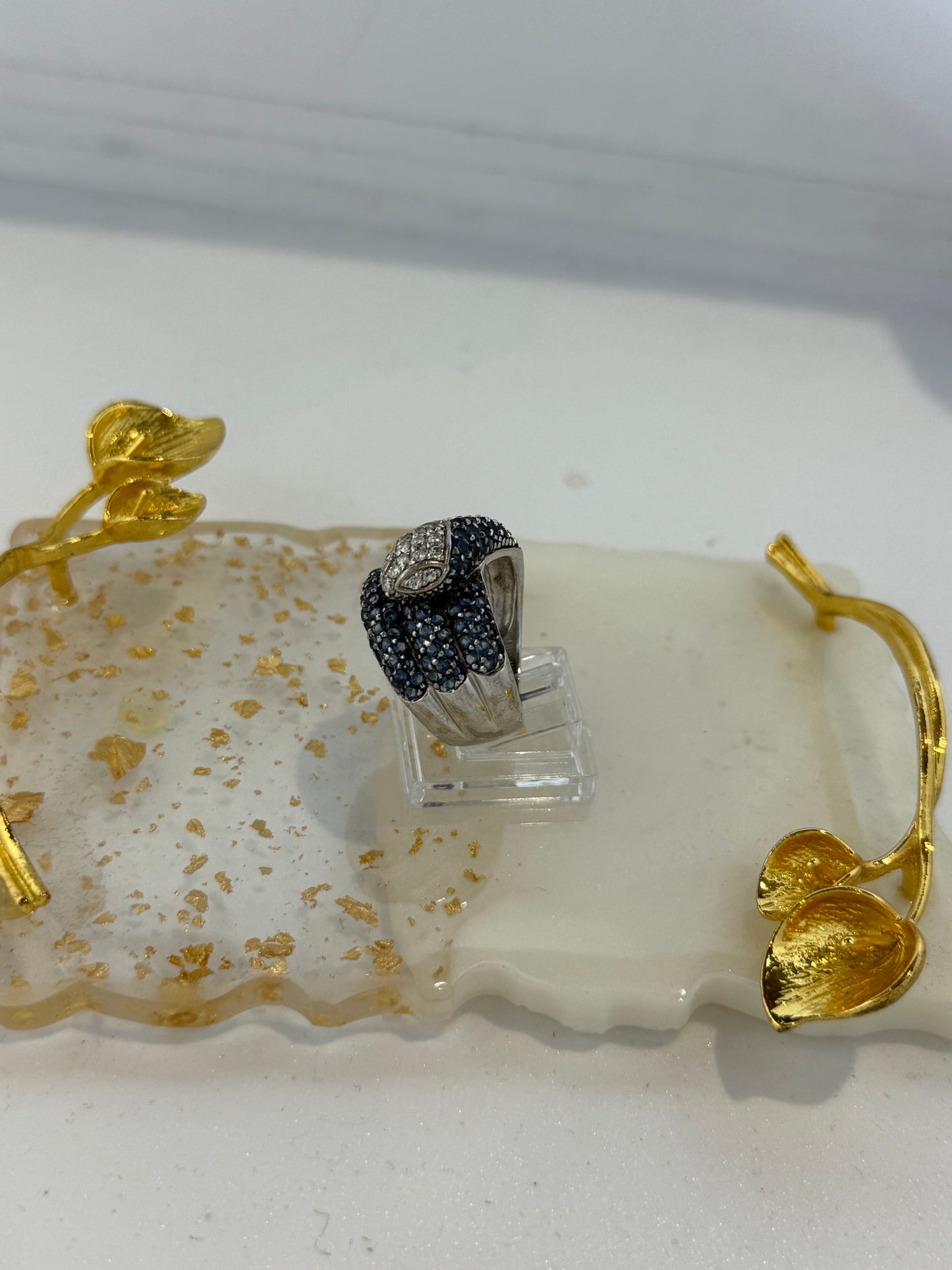 Anello serpente in argento 925