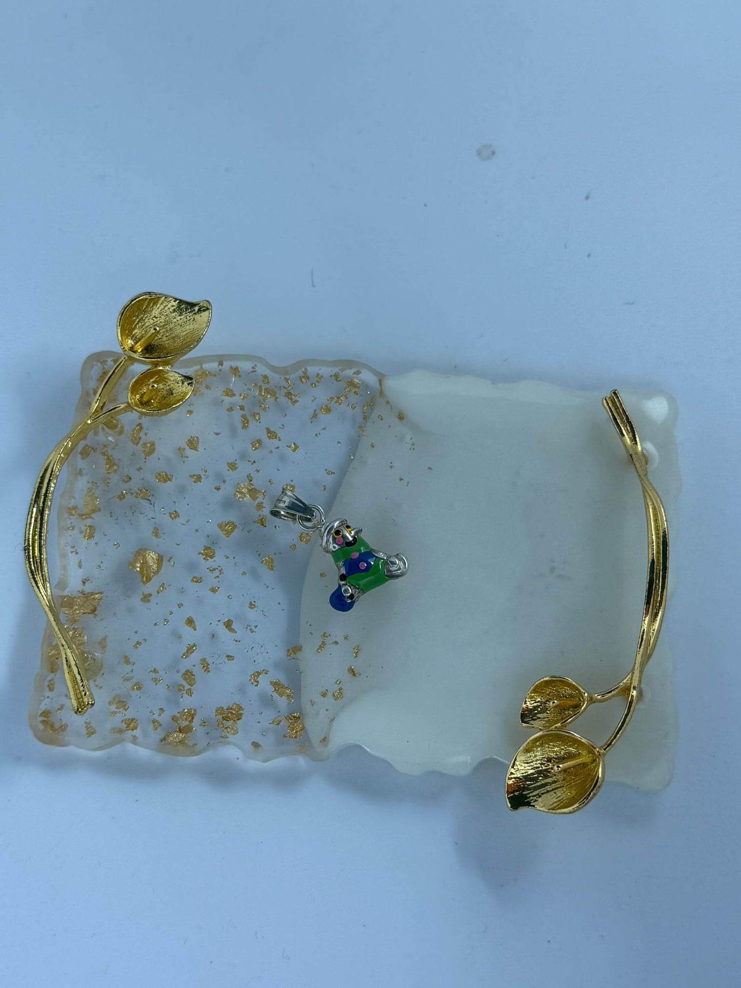 Ciondolo Pinocchio Smaltato in Argento 925 – Artigianale Made in Italy