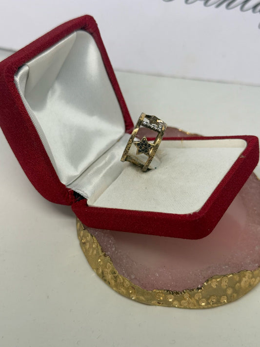 Anello in argento 925 lettera L