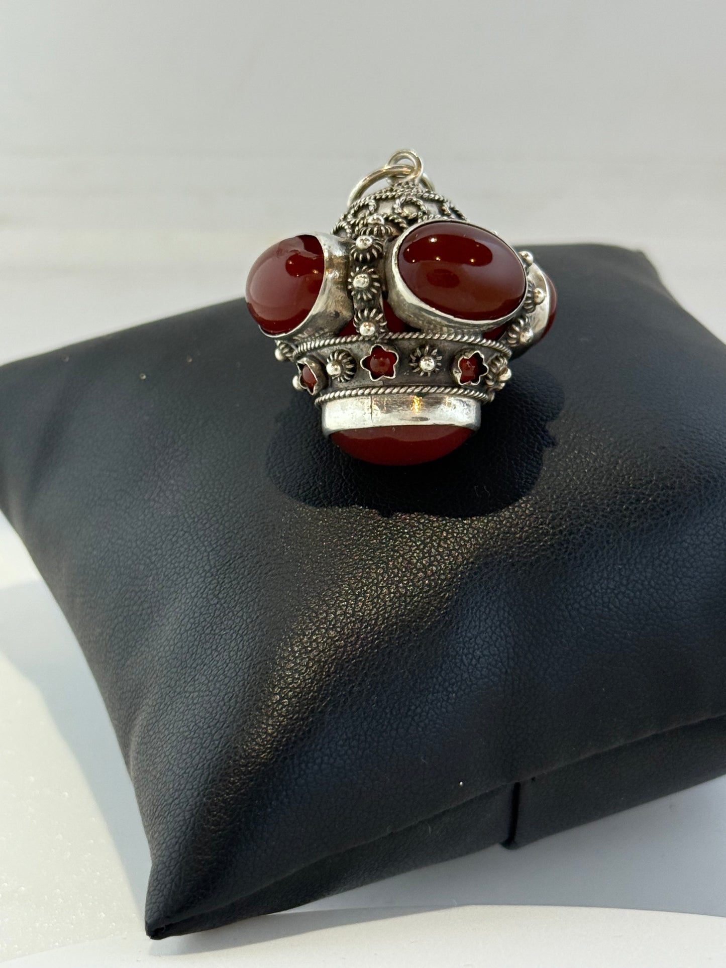 Ciondolo in argento 925 corniola