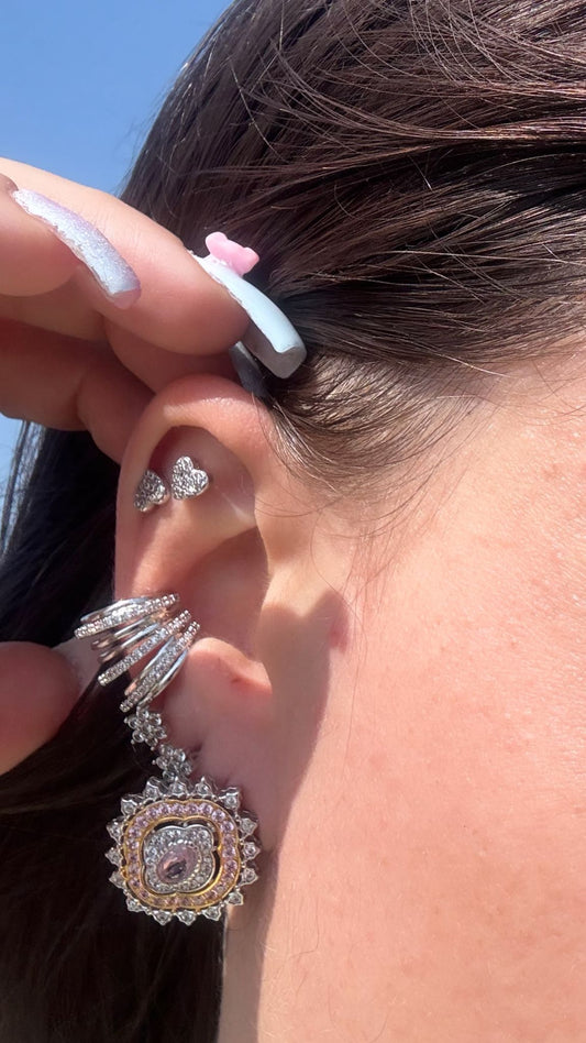 Orecchini arte decó argento 925