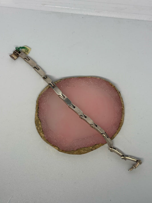 Bracciale targhette in argento 925