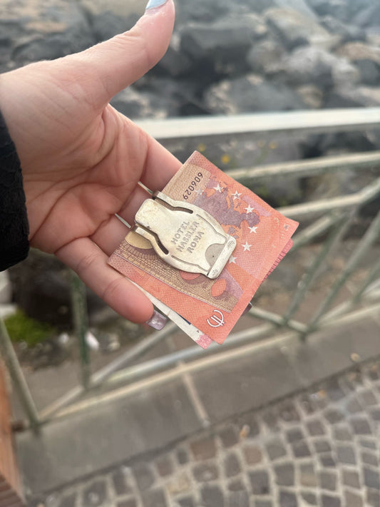 Fermasoldi cattedrale in argento 800