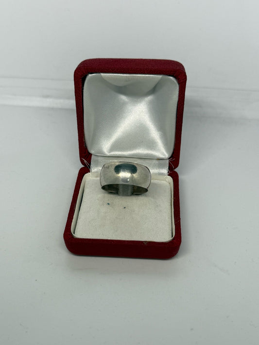 Anello fascia liscia in argento 925