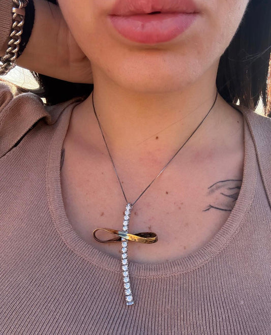 Collana in argento 925 croce