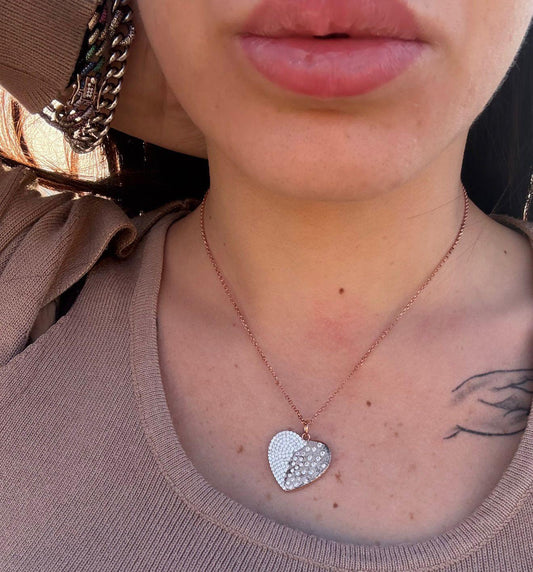 Collana in argento 925 cuore