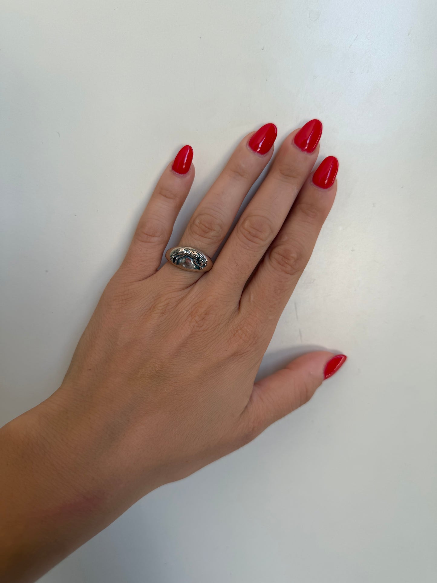 Anello pantera in argento 925 – regolabile