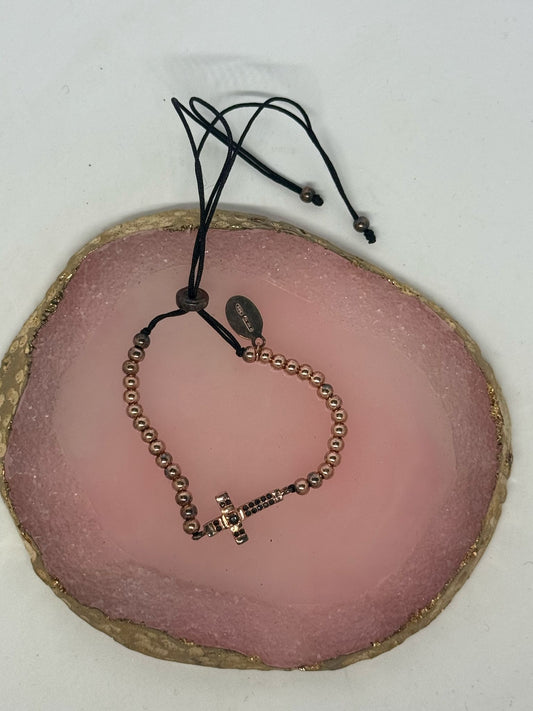 Bracciale in argento 925 croce