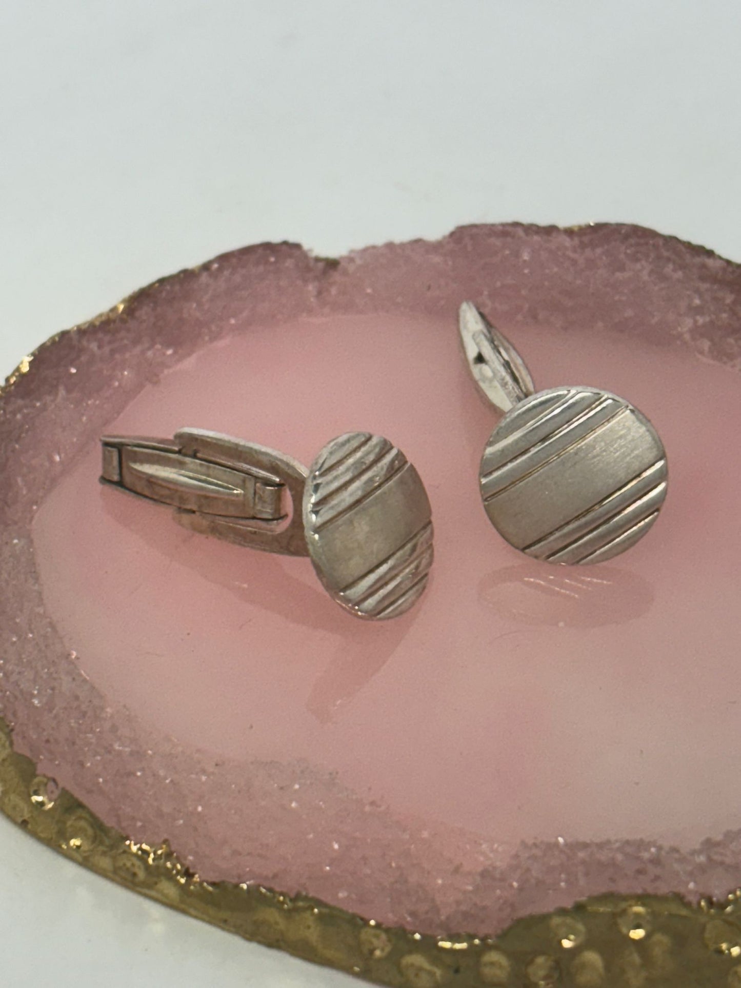 Gemelli in argento 925 tondi