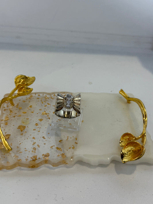 Anello fiocco in argento 925