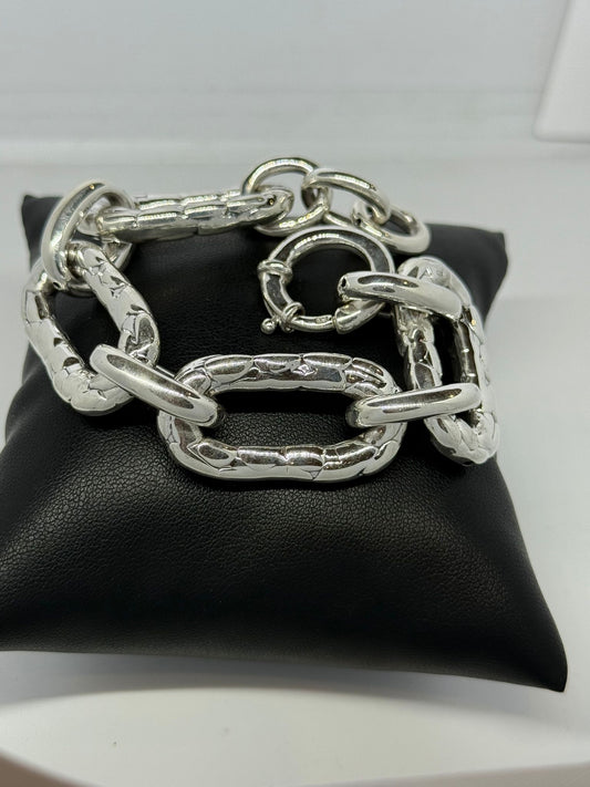 Bracciale catena in argento 925