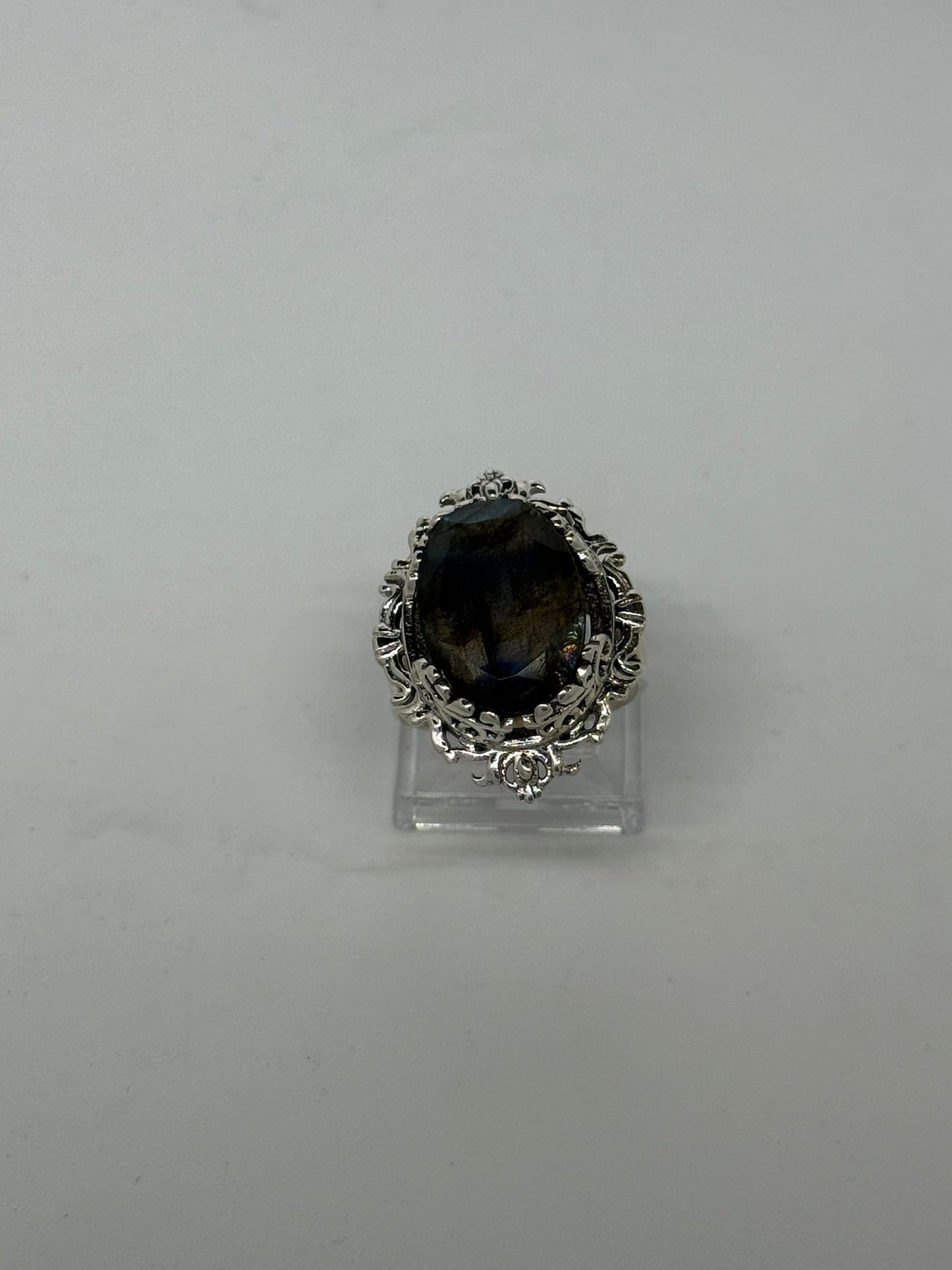 Anello in argento 925 zaffiro blu
