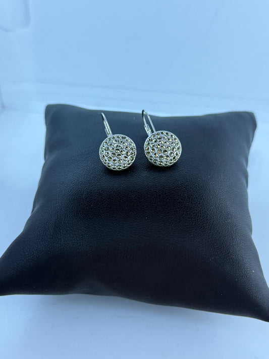 Orecchini in argento 925 toppe marcasiti